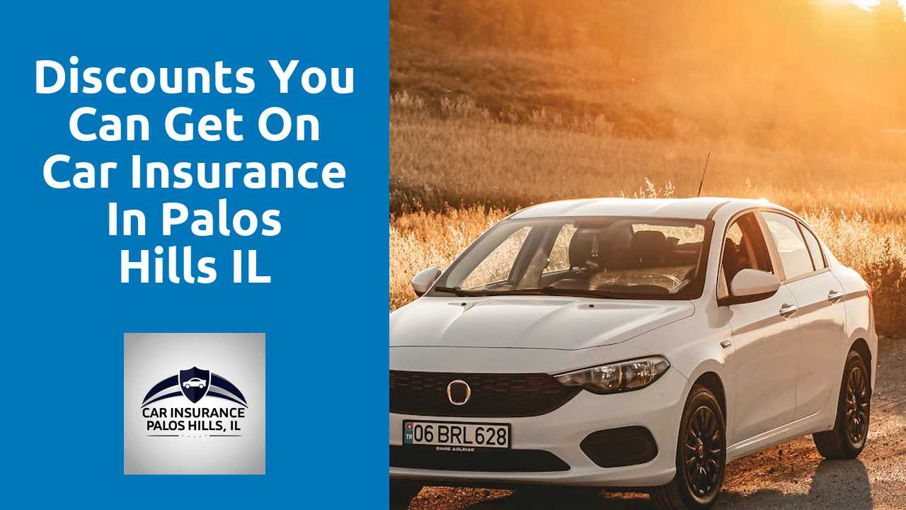 Discounts You Can Get on Car Insurance in Palos Hills IL